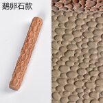 Galet - rouleau de pte a bois, outils en cramique, sculpture sur bois, poterie, texture du bois, motif ...
