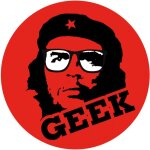 Geek ch guevara - 20cm - sticker / autocollant