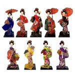 Geisha japonaise 9 indépendant oriental ancien kabuki fille statue kimono poupées pour etagère table ... Geisha japonaise 9 indépendant oriental ancien kabuki fille statue kimono poupées pour etagère table ...
