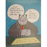 Geluck - le chat - si on avait son anniversaire deux fois par an. . .