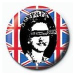 God save the queen - sex pistols - - badge
