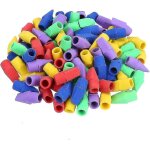 Gomme a crayon 100pcs, fournitures scolaires, gomme de papeterie (couleur al�atoire) (t - 0 - g)