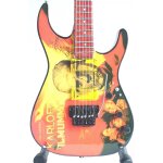 Guitare miniature type esp the mummy de kirk hammet de metallica