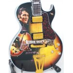Guitare miniature gibson super 400 hommage a elvis presley