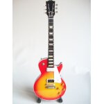 Guitare miniature de style les paul cherry burst - jimmy page - led zeppelin
