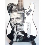 Guitare miniature telecaster en hommage a david bowie