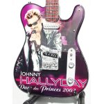 Guitare miniature telecaster johnny hallyday parc des princes 2003