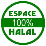 Halal 100 pourcent - 10x10cm - sticker / autocollant