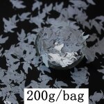 Halloween paillettes mixtes orange citrouille chauve - souris fantme blanc pour festival maquillage ...