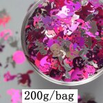 Halloween paillettes mixtes orange citrouille chauve - souris fantme blanc pour festival maquillage ...