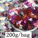 Halloween paillettes mixtes orange citrouille chauve - souris fantme blanc pour festival maquillage ...