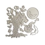 Halloween tree metal cutting dies stencil diy scrapbooking album paper card template mold embossing craft ...