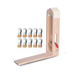 Hand leather stitching sewing horse clamp and 10 sewing clips set