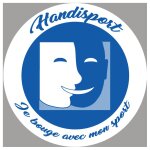 Handisport muet - 5cm - sticker / autocollant