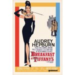 Hepburn audrey - breakfast at tiffany's - affiche / poster envoi en tube