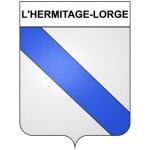 L'hermitage - lorge 22 ville stickers blason autocollant adh�sif - taille : 17 cm