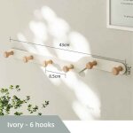 Hodoor - crochets arrire en bois au - dessus de la porte, cintres sans poinon, cintre pour manteau ...