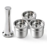 Icafilas - capsules de café réutilisables illy, acier inoxydable 304, crème johanna, compatible illy ... Icafilas - capsules de café réutilisables illy, acier inoxydable 304, crème johanna, compatible illy ...