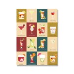 Imprims d'art mural pour cocktail, affiche classique cocktail alcool, peinture sur toile murale de cuisine, ...