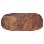 Irr�guli�re en bois plateau d'organisateur pour la nourriture et le d�cor, de style rustique, multi - ...