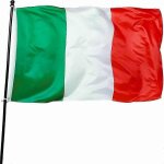 Italie oeillet drapeau nationalité italienne 3' x 5' bannière fanion national Italie oeillet drapeau nationalité italienne 3' x 5' bannière fanion national