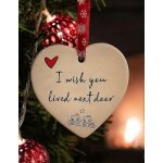 Je souhaite que vous viviez a côté coeur ornement suspendu décoration saint - valentin cadeau pour les ... Je souhaite que vous viviez a côté coeur ornement suspendu décoration saint - valentin cadeau pour les ...