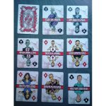 Jeux de 54 carte zombi blanc bicycle rock roll pun gothique