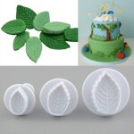Le jeu de feuilles - moule de gaufrage en argile polymre, 33 pices, pour dcoration de gteau fondant, ...