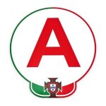 A jeune conducteur apprenti autocollant adh�sif fpf portugal