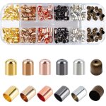 Jum - 168pcs embout de cordon 6 couleurs cuir extrémés embouts laon colonne embout terminaisons cordon ... Jum - 168pcs embout de cordon 6 couleurs cuir extrémés embouts laon colonne embout terminaisons cordon ...
