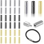 Jum - 30 bijoux fermoir bracelet, fermoir collier fermoir, durables attache bracelet pour bricolage bracelet ...