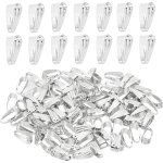 Jum - 8. 5x3. 5mm fermoir a crochet a pince, 100 pièces de connecteurs de breloques en alliage pour la ... Jum - 8. 5x3. 5mm fermoir a crochet a pince, 100 pièces de connecteurs de breloques en alliage pour la ...