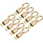 Jum - cordon fin capuchon, 8pcs 15mm / 0. 6  fin capuchon baril perles terminators cordon avec vis trouver ...