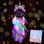 Jusch dream catcher fille cadeau maison suspendue dcoration chambre chambre, violet