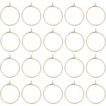 Kal - 20 pcs 20mm 304 en acier inoxydable créoles boucle d'oreille résultats verre a vin charmes conclusions ... Kal - 20 pcs 20mm 304 en acier inoxydable créoles boucle d'oreille résultats verre a vin charmes conclusions ...