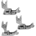 Kal - lot de 3 pieds presseurs a charnire pour machine a coudre industrielle avec guide droit 0, 6 cm, ...