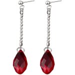 Kal - boucles d'oreilles avec pierre rouge de l'ultime chasseur, chasseur, chasseur, yeux casss