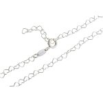 Kal - chaîne de cheville en argent 925 avec petit c?ur longueur au choix 23 - 30 cm Kal - chaîne de cheville en argent 925 avec petit c?ur longueur au choix 23 - 30 cm