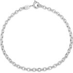 Kal - - store chane de cheville argent 925 / 1000 (poinonne) - largeur 2 mm, longueur 23 - 30cm