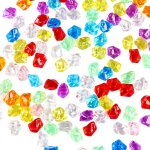 Kalanka - lot de 1 000 cristaux acryliques colors pour remplir de vase, dcoration de table, dcoration ...