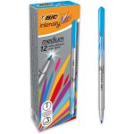 Kalanka - intensity stylo feutre d'criture pointe medium et corps mtallis - bleu clair, bote de 12 ...