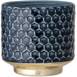Kalanka - pot de fleur goldy - pots de fleurs dcoratifs couleur pour intrieur style rtro cratif s ...