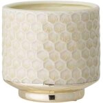 Kalanka - pot de fleur goldy - pots de fleurs dcoratifs couleur pour intrieur style rtro cratif s ...