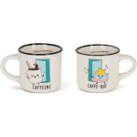 Kalanka - - tasses a caf espresso for two, lot de 2 tasses a caf en porcelaine new bone china, tasse ...
