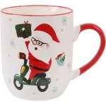 Kalanka - tasse en porcelaine blanche festive, pre nol 420ml (1)