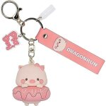 Kawaii pig keychain accessoires, cartoon anime keyring car keys purse bag charm décoration cadeau pour ... Kawaii pig keychain accessoires, cartoon anime keyring car keys purse bag charm décoration cadeau pour ...