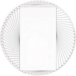 Kgabery - sacs en cellophane autocollant 13x18cm 200 pices opp sachets plastique auto - adhsifs clairs ...