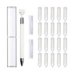 Kit de 34 stylos, stylo de cire rechargeable de 2 pices avec 32 pices de cire, stylo de perceuse a ...