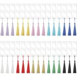 Kit de 60 marque - pages, 30 marque - pages acrylique et 30 pompons multicolores, 12 x 3, 2 cm signet ...