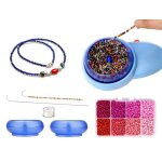 Kit de fabrication de bijoux avec boules a perles, aiguilles, fil et perles de rocaille